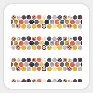 Circle Stripes Sticker